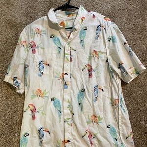 Chubbies Hawaiian Shirt Size Medium